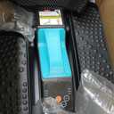 Under Desk Elliptical, Electric Leg Exerciser While Sitting for Seniors Adults, Portable Quiet Elliptical Exercise Machine, Seated Pedal Exerciser with Remote Control, 12 Adjustable Speeds (Blue)