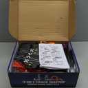 3 IN 1 Slot Car Race Track Sets with 4 High Speed Slot Cars, Electric Race Car Track Include Circular Overpass Flash Tracks, 1:43 Remote Control Track Car Game Toys Gifts for Adults Boys Ages 6 7 8-12