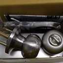 MiLocks TKK-02SN Tkk-Sn Digital Door Knob Lock with Electronic Keypad, Satin Nickel, Keypad, Keyless