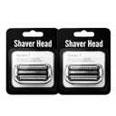 73S Series 7 Replacement Shaver Head for Braun S7 360 Flex Compatible, Replacement Blades for Braun Series 7 7020s 7025s 7027cc 7071cc 7075cc 7085cc (2PCS)
