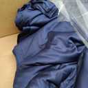 50ftx40ft Navy Blue Ceiling Curtain for Wedding Parties 10 Panels Wrinkle-Free 40 FT Long Tent Draping Curtains for Wedding, Birthday & Theme Parties, 40ft Height with Rod Pocket