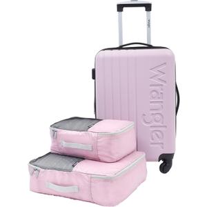 Wrangler Luggage Set, Lilac, 20" Carry-On