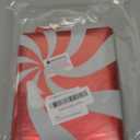 32Pcs Christmas Balloons, Christmas Candy Cane Foil Balloons with Ribbons, Red Green Mylar Balloon for Party Decorations