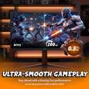 AOC 34 Inch Curved Gaming Monitor UWQHD 200Hz VA 0.3ms HDR, CU34G4H