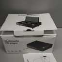 9-in-1 Portable Retro CD Player for Home with Built-in Hi-Fi Dual Stereo Speakers, Bluetooth, FM Radio, Remote Control & Timer, LED Display, Support USB/AUX/Type-C, Festival Gift, White