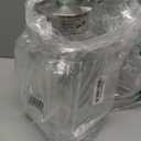 2 Pack 1 Gallon Square Glass Pitcher with Lid and Spout, Borosilicate Glass Carafe for Hot/Cold Drink, Water Pitchers with Handle for Fridge, Extra Large Jug for Iced Tea, Coffee, Juice, Beverage 