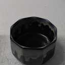 Traditional Japanese Matcha Tea Cup Bowl + Gift Box | Multicolor Black Ceramic Ceremonial Matcha Bowl | Handcrafted, Large Macha Drinking Glass | Authentic Mug Shape