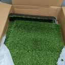 Dog Grass Pad with Tray Large 3423, Dog Potty with Ultra-Absorbent Artificial Grass for Dogs with Hemmed Edge, Pee Pads for Dogs, Realistic, Odor Free, Litter Box for Balcony