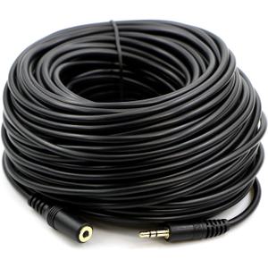 PASOW 3.5mm Stereo Male to Female Extension Audio Cable Cord (100 Feet)