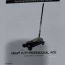 AV Steel 3 Ton Floor Jack (6600 lbs), Heavy Duty Hydraulic Jack for Car, Heavy-Duty Floor Jack with Single Piston Pump, Quick Lift Car Jack 3 ton with Lifting Range 5.5'' to 18.5''