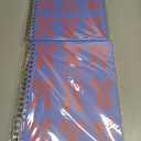 2 x And Per Se 2026 Planner with Pattern, A4 Size-Daily, Weekly & 18-Monthly Planner, Daily Schedule, Monthly Tabs, 100 GSM Thick Paper(Bowknot Pattern) (Blue)