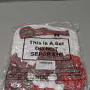 Nuenen 50 Pcs Mini Christmas Wine Bottle Cover Set Tiny Santa Hat Scarf Capelet Flute Topper Decoration Xmas Doll DIY Craft