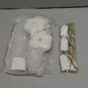 Lightsfever warm white 6pc LED Light up Balloon with sticks, stands and batteries, Table top centerpieces for party, Thanks giving, no helium required DIY Kit (warm white)