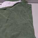Threshold Velvet Curtain Panel - Green, Solid, Lined, Machine Washable - Threshold 5x4FT