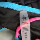 Blooming Jelly Women's Bikini Black Set Two Piece Swimsuit Triangle Top Crisscross Tie Back String Mid Rise Bottom Cheeky Bathing Suit (-Large)