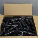 48 Pcs 4 oz Plastic Spray Bottles - 120 ML Travel Size, Fine Mist Sprayers, Ideal for Perfumes, Cosmetics, Cleaning Solutions, and More, Black