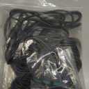 4PCS 10FT(3m) 12V DC Power Extension Cable with Power Jack Adapter Connectors(2 x Male + 2 x Female) 5.5mm x 2.1mm DC Power Adapter Extension Cord and Cable Wire Ends Plug HE016-4