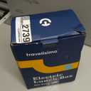 TRAVELISIMO Electric Lunch Box for Adults 100W Heated Lunch Box For Men 1.5L Stainless Steel Portable Food Warmer, 12/24/110V for Travel & Work, Loncheras Electricas Para Calentar almuerzo (Black)