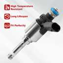 Fuel Injectors Compatible with A3 A4 A5 A6 Q3 Q5 TT Passat Jetta CC EOS GTI Beetle Tiguan 6 Holes 4Pcs Replace FJ1057