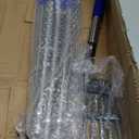 Garden Rake -Small Leaves Rakes for Gardening - 11 Metal Tines 8.5" Wide - 78" Long Handle Leaf Rakes for Lawns Heavy Duty for Yard Lawn Shrub Garden Beds (silver)