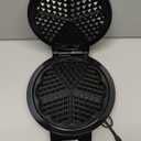 Mueller Heart 5 Waffle Maker, Waffle Iron, Adjustable Browning Control & Nonstick, Cool Touch Handle, Easy to Clean, Small Kitchen Appliances