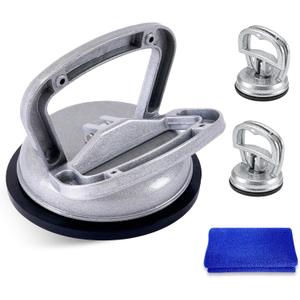 beautiebeam 3 Pack Metal Dent Puller,Car Dent Puller,car dent Repair kit,Suction Cup Dent Puller,Aluminum Dent Remover Tool for Car Dents, Glass, Screen,Tiles & Objects Moving