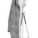 Simple Houseware Standing Coat and Hat Hanger Organizer Tree Shaped Rack, 18 Hooks, White