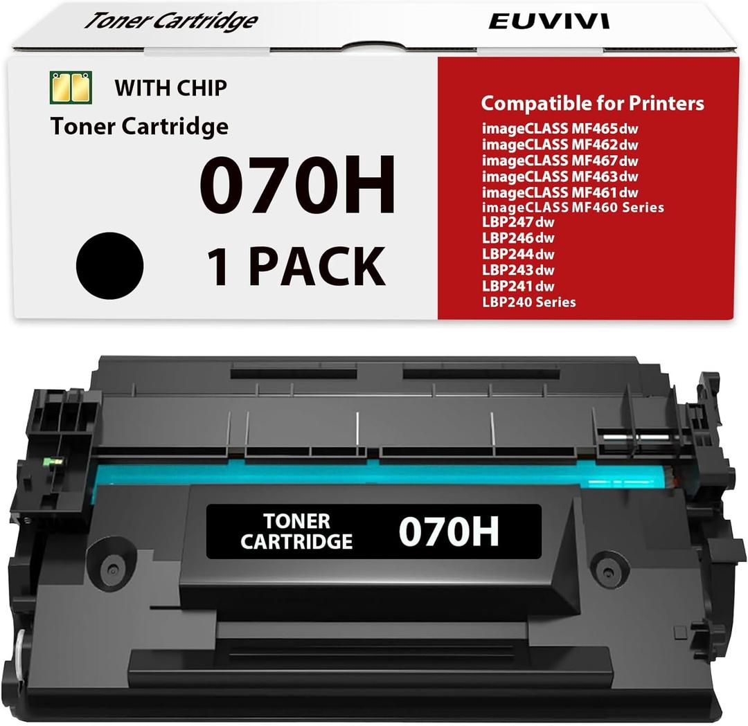 070H Toner Cartridge Replacement Compatible for Canon 070H 070 Toner Cartridge for imageCLASS MF465dw MF462dw LBP246dw LBP247dw Printer (1 Pack)