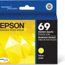 EPSON 69 DURABrite Ultra Ink Yellow For CX-6000, CX-7000F, CX-7400, CX-8400, CX-9400, CX-9475, NX-400, NX-415, NX-510, NX-515, WF-1100, WF-500, WF-600, WF-610, WF-615 and other select models