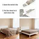 Bed Sheet Holders for Corners - Heavy-Duty Fitted Sheet Holder, Sheet Holders Keep Sheets Firm & Tight, Fits All Mattress Sizes