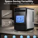 1.6 inch Square Ice Maker, 4 pcs Big Ice Cube Maker in 25 min, 
Product Dimensions	9.8"D x 17.3"W x 17.1"H
Capacity	1.6 liters