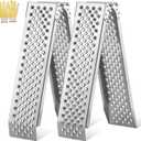 LEMNISCATE Loading Ramps for Pickup Trucks, 2PCS, Portable Aluminum Ramps, 1500lbs Capacity, Truck Ramp for Lawn Mower, Motorcycle, Dirt Bike, Carts, 63''L x 8.5''W