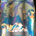 Cindeer 20 Pack Iridescent Gift Bags with Handles - Clear Holographic Tote Bag, Goodie, PVC Gift Wrap for Party, Birthday, Wedding, Baby Shower, Bridal Party Favor(7 x 4 x 8 Inch)