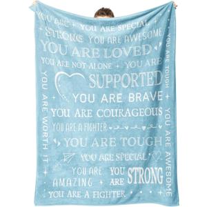 SteadStyle Gifts for Women, Sympathy Gifts for Her Him, Get Well Soon Blanket, Thinking of You Present, Inspirational Birthday Gift for Sister Friend Daughter Son Coworker Nurse, 60'' x 50''
