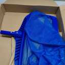 STARGOODS 20" Pool Skimmer Net - Heavy-Capacity Deep Bag Leaf Rake for Inground & Above Ground Pools - Fine Mesh Catches Leaves, Pet Hair & Debris - Pool-Safe Rounded Edges - Fits Standard Poles, Blue