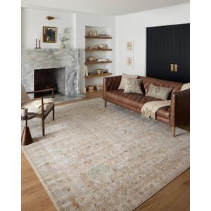 Loloi Monroe Collection MON-05 Sand/Sunrise 2'-6" x 7'-9" Runner Rug