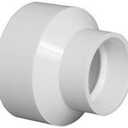 84" DWV PVC Pipe Increaser-Reducer (H  H) For Solvent Weld Socket Fittings  Schedule 40 PVC, Non-Pressure Drainage and Vent Systems