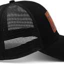 Folouse Gifts for Dad from Daughter, Dad Birthday Gifts Adjustable Hat, Perfect Present for Awesome Daughter Trucker Hat (Mom and Dad Hat Black)