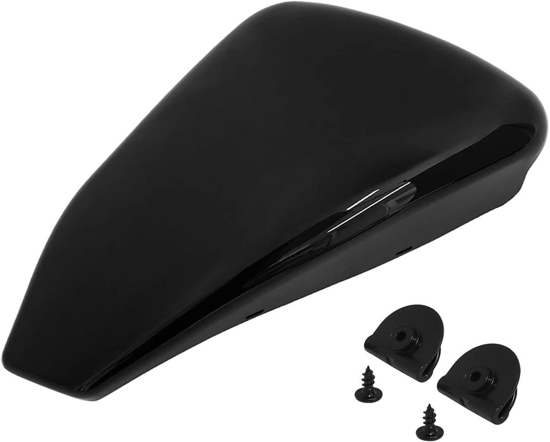 ABS Plastic Side Covers Panel Battery Cover Side Covers Fits For Harley Davidson Sportster Models 2014-2021 XL883 1200 X48(Left-Black)
