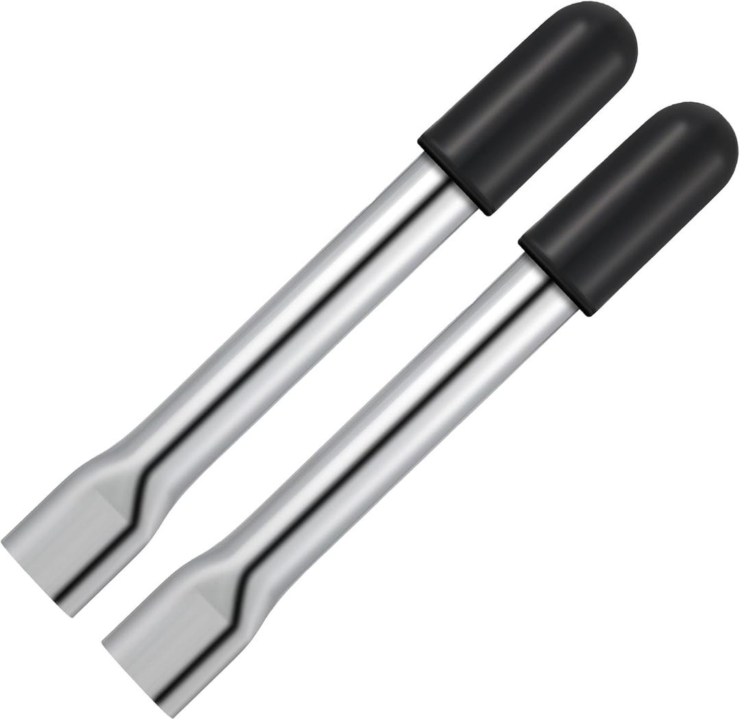 Gisafai 1 Pair Wheelchair Brake Handle Extensions Medical Transport Chair Brake Handle Extension Extenders for Wheelchair Accessories Parts