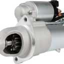 SCITOO Starter Motor 36100-25020 19090 for Hyundai for Santa Fe 2010-2014 Sonata 2009-2014 for KIA Optima 2013-2014 Sorento 2011-2014 2.4L 1.2 Kw/12 Volt CW 10-Tooth Pinion