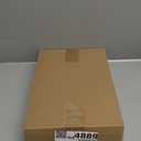 Black Marble Tray, Stone Bathroom Tray, Decorative Holder for Tissrue, Candle, Soap, Towel, Plant (Black - 12 x 8)