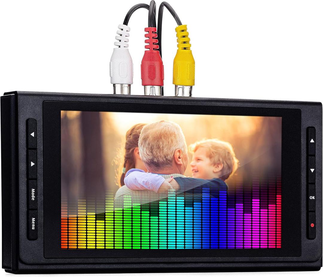 ClearClick Video to Digital Converter 3.0 (Third Generation) - Record Video & Audio from VCR's, VHS, AV, RCA, Hi8, Camcorder, DVD, Turntables, Cassette Tapes [Requires Working VCR/Camcorder & Tapes]
