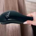 Wave Detangling Brush  Pack of 2, Black | Detangler Hair Brush for Curly, Wavy, Thick or Wet Hair | Flexible Bristles for Easy Glide, Anti-Breakage & Pain-Free Styling