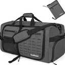 Foldable Travel Duffle Bag for Men Women, Waterproof with Shoe Compartment, 80L 120L Large Collapsible Luggage Bag, Lightweight Packable Duffel for Travel Sports Gym Airline Carry On Checked Bag