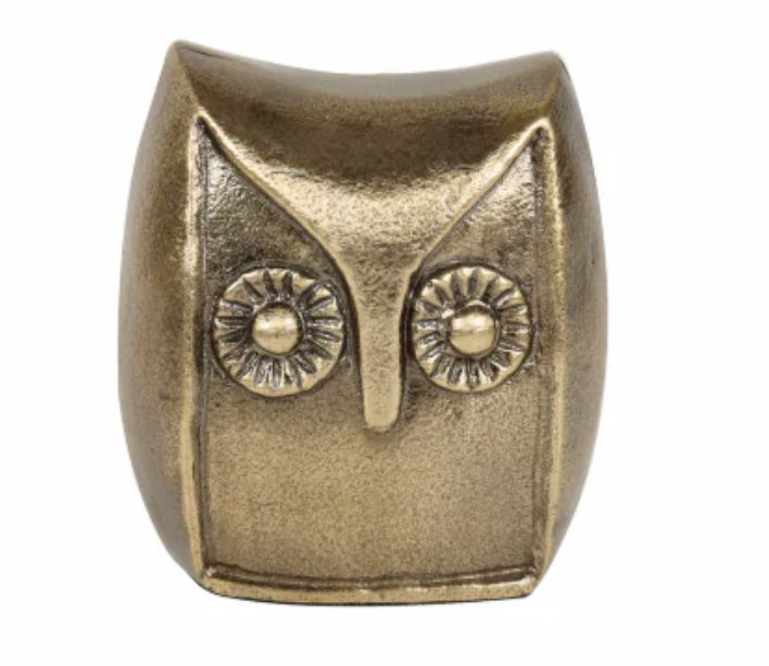  HD Designs 4.5 IN Aluminum Owl Gold