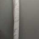 LACHEERY Faux Marble Countertop Peel and Stick Waterproof Grey White Marble Peel and Stick Wallpaper Removable Glossy Vinyl Paper for Countertop Kitchen Cabinets Table Covers 73x36 Inches