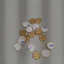 UNIQOOO Wax Seal Stickers - Olive Branch Wedding Invitation Envelope Seal Stickers, 100 Pcs Self- Adhesive Prosecco Metallic Lignt Gold Sticker, Perfect for Invitation, Christmas, Gift Wrapping