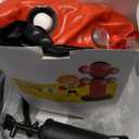 QPAU 360 Rotatable Punching Bag for Kids, Lager 64 Kids Punching Bag with Gloves, Hand Pump & 6 Targets, Bop Bag Inflatable Punching Toy, Karate Gifts for Boys, Girls (Red)