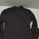 REORIA Women's Mock Turtleneck Body Suits Long Sleeve Bodysuits Fall Winter Double Lined Soft Basic Slim Tight Layering Tops Trendy Outfits 2025(Black Medium)